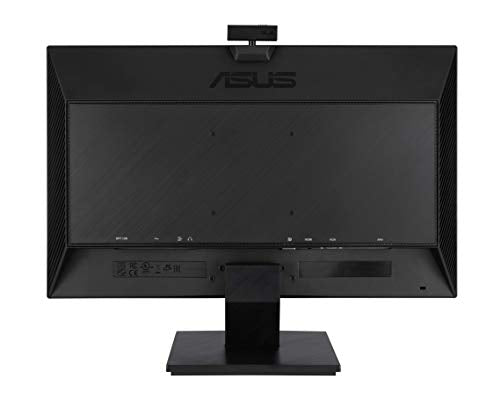 ASUS BE24EQK 24” Business Monitor with 1080P Full HD IPS, Eye Care, DisplayPort HDMI, Frameless, Built-in Adjustable 2MP Webcam, Mic Array, Stereo Speaker, Video Conference,Black - style: 24" Webcam