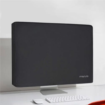 MOSISO Monitor Dust Cover 19,19.5,20,20.5,21 inch Anti-Static Dustproof LCD/LED/HD Panel Case Computer Screen Protective Sleeve Compatible with iMac 21.5 inch,19-21 inch PC,Desktop and TV, Black - color: Black, size: 19-21 inch