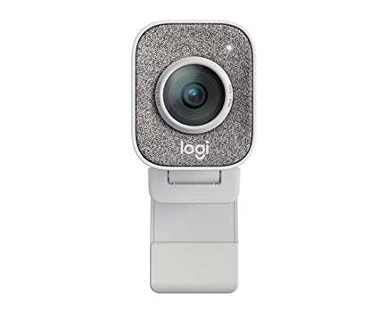 Logitech StreamCam - Webcam for Live Streaming on YouTube and Twitch, Full HD 1080p at 60fps, USB-C Connection, Facial Tracking, Autofocus, Vertical Videos, Light Grey