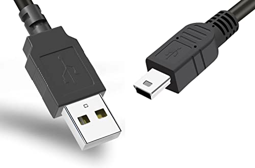 USB Cable for Canon Camera Charger,Mini USB Cable Data Transfer Cord for Canon PowerShot Rebel EOS DSLR ELPH Camcorders. Interface Replacement Charging Cord for Canon Digital Camera PC to Computer 6ft