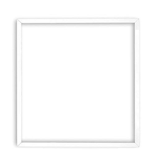 LUXRITE 2x2FT LED Panel Flange Kit, High Quality Aluminium Frame, Fits with Any Regular Size 2x2FT LED Panel - size: 2x2 FT