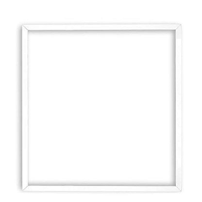 LUXRITE 2x2FT LED Panel Flange Kit, High Quality Aluminium Frame, Fits with Any Regular Size 2x2FT LED Panel - size: 2x2 FT