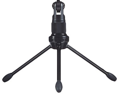 Amazon Basics Mini USB Condenser Microphone for Online Meeting, Gaming, Podcast, Black