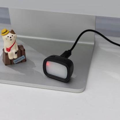 JJC Magnetic Fill Light, Tiny Lights for Hand Craft DIY Miniature and 3D Printed Model Doll House, Rechargeable LED Video Light, 3 Color Modes/Brightness Adjustable, Compact Lightweight Individual - color: 1Pc Light Only