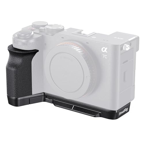 SmallRig A7C II / A7CR Handgrip L-Shape Grip for Sony Alpha 7C II/Alpha 7CR, Quick Release Plate for Arca, Lightweight Silicone Side Handle, for Quickly Switch on Tripods/Handheld Shooting - 4797 - style: Silicone Grip