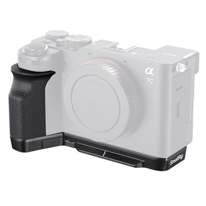 SmallRig A7C II / A7CR Handgrip L-Shape Grip for Sony Alpha 7C II/Alpha 7CR, Quick Release Plate for Arca, Lightweight Silicone Side Handle, for Quickly Switch on Tripods/Handheld Shooting - 4797 - style: Silicone Grip