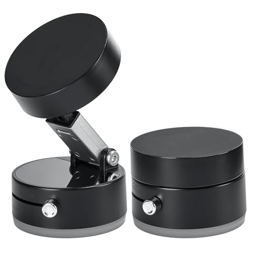 JOYTUTUS Shower Phone Holder, Reusable Suction Cup Phone Mount for Shower, Mirror, Kitchen, Window & Bathroom, Shower Phone Mount Compatible with iPhone 17, 16, 15, 14, 13, & All Phones,Black,1 Pack - color: Black