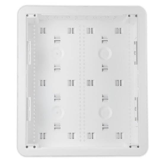 Legrand - OnQ Cable Management, In-Wall Media Box, Dual Purpose Structured Wiring Enclosure, TV Home Theater Recessed Storage Box, 17 Inch, White, ENP1700NA - size: 17 inch