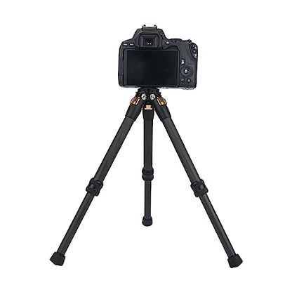 Carbon Fiber Mini Tripod, Desktop Tabletop Stand Compact Mini Tripod for insta360 Insta 360 x5 x4 ONE X3 X X2 RS Go pro Hero 13 12 11 10 9 for DJI OSMO 360 Accessories (Green) - color: Green