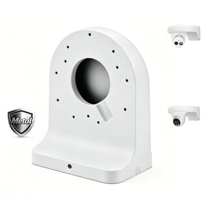 Compatible with HDW4433C-A, HDBW4431R-ZS, HDBW4431R-S, HDBW4431R-AS and Related Series, Waterproof Wall Mount Bracket, Aluminum Alloy Arm for IP Dome Cameras - size: Pole Bracket 1 for Dome Cam
