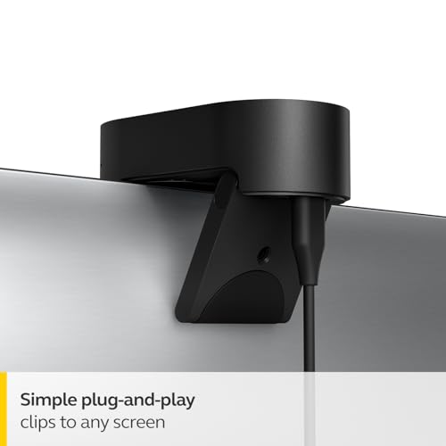 Jabra PanaCast 20 Conferencing Camera - Flexible Plug & Play Personal Video Solution Computer Webcam with AI-Powered 4K Ultra-HD, Intelligent Zoom, and Lighting Optimization - Black