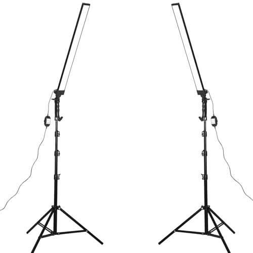 Photography Studio LED Lighting Kit Adjustable Light Professional Electrical Lights with Light Stand Tripod Photographic Video Capture Portraits