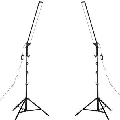 Photography Studio LED Lighting Kit Adjustable Light Professional Electrical Lights with Light Stand Tripod Photographic Video Capture Portraits