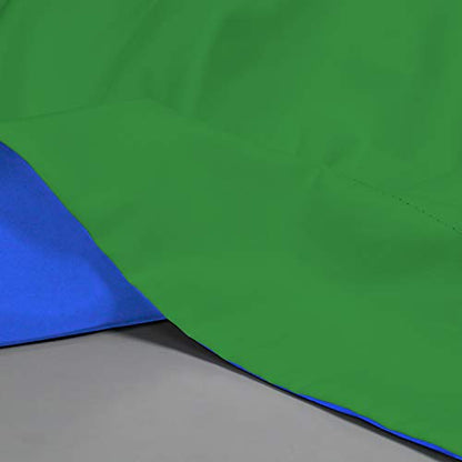 ISSUNTEX 6X9 ft Background Muslin Backdrop, Photo Studio, Collapsible High Density Screen for Video Photography and Television-Blue/Green - color: Blue/Green, size: 6X9 ft