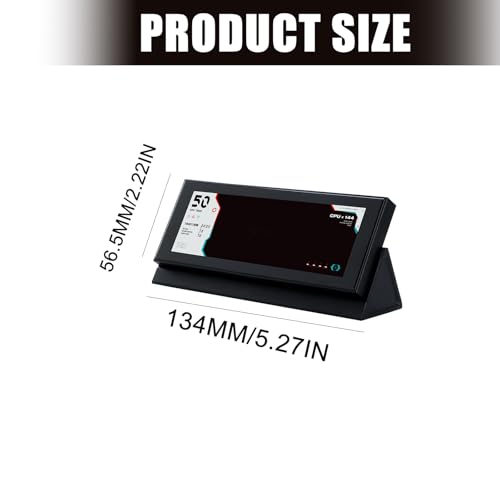 4.6inch Intelligent USB Display for Desktop Secondary Screen CPU GPU Dynamic Video Background Display