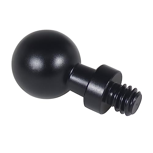 20mm/17mm/15mm/13mm to 1/4 Screw/Hole Ball Head Mount Adapter for Action Camera Photography Accessories (15mm to 1/4 Screw) - size: 15 mm to 6.35 mm Screw
