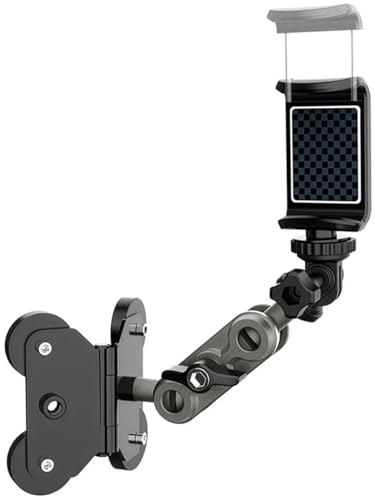 Nakedcellphone Magnetic Fence Post Mount for Gamechanger Cell Phone, iPhone | Also Fits GoPro, Mevo Start - Ideal for Recording Baseball, Softball, Tennis, Pickleball - Wonder Straps Included