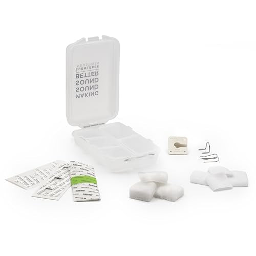 Bubblebee Mic Hiding Kit Compatible for RODE Lavalier II & RODE Wireless Pro Accessories - Microphone Hiding, Noise & Wind Reduction Dead Cat for Content Creators, Videographers & Filmmakers, White