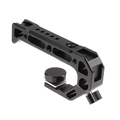Hersmay R5 R6 Cage with Top Handle,Aluminium Alloy Camera Cage for Canon EOS R5 R6 Mirrorless Cameras, Vlogging Video Shooting Filmmaking Rig Stabilizer with 1/4" Mounting and 3/8" Arri Locating Hole - size: für Canon EOS R5 R6