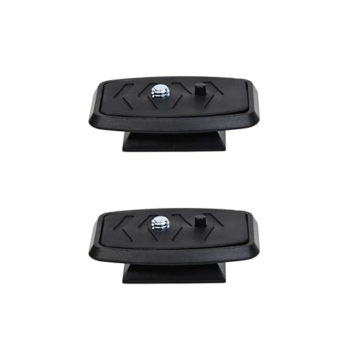 Foto&Tech 2 Pieces 35mm Tripod Quick Release Plate, Camera Mounting Adapter, Replacement Parts, Compatible with Snpak 5800d 7000tm, Slik, Qntaray, almart MX1000 - size: 35mm