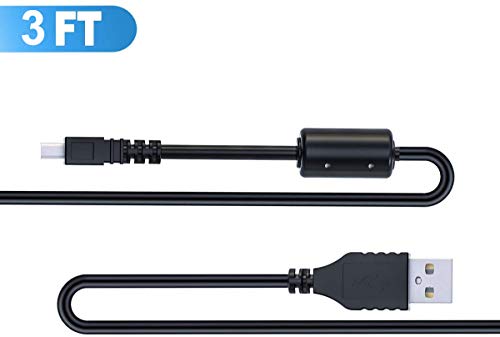 Ancable UC-E6 USB Cable, 3-Feet USB Mini-B | Universal Digital Camera Data Transfer Cord Charger Cable Compatible for Nikon CoolPix, L, D, P, Series Digital Camera
