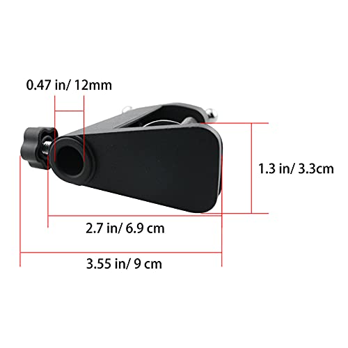 Black C-Clamp Cantilever Bracket Clamp Holder Desk Lamp Clip Fittings Base Hose DIY Swing Arm Lighting Accessory Metal Clamp