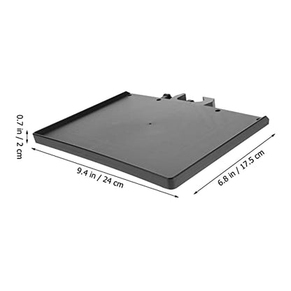 Vaguelly Microphone Stand Tray 2 Pieces Sound Card Tray Clamp- On Rack Mic Stand Shelf for Recording Live Streaming,Universal Universal Mic Microphone Stand ABS