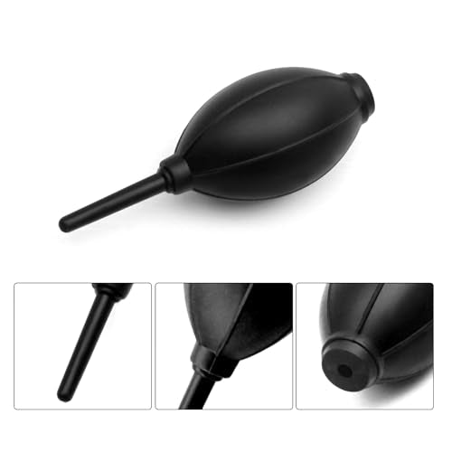 Silicone Soft Tip Manual Air Blower,Dust Cleaner for DSLR,Camera Lens,Camera Sensor,LCD,Keyboard,Watch,Coffee Machine,Cleaning Air Blower (Long+Short Nozzle) - size: Long+Short Nozzle