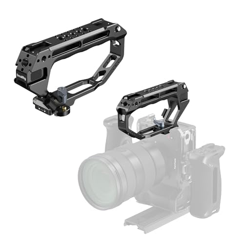 SmallRig D-Style NATO Rail Top Handle with Quick Release Clamp, Cold-Resistant Silicone Grip, 1/4"-20 & 3/8"-16 Mounting Holes for Camera, Monitor, Microphone, Versatile Handheld Rig Handle-5661
