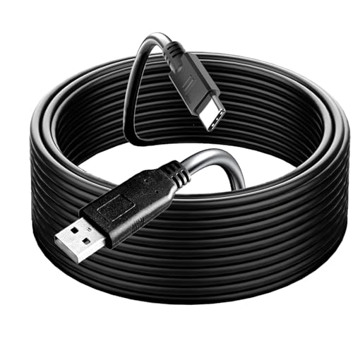 YOTETION 60FT Long USB2.0 A to C Cable, USB Male to Male, Compatible with Hard Drive, Camera, DVD Player, TV, Flash Drive, Hub, Monitor, Speaker, and More - style: 60 FT