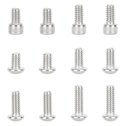 CAMVATE 12 Pieces 1/4"-20 Camera Mounting Screw with Storage Cases | Hex Socket Head & Button Head Cap