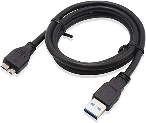 Micro USB 3.0 Cable, External Hard Drive Cable USB 3.0 A to Micro B Compatible with Samsung Galaxy S5, Note 3, Note Pro 12.2, WD Western Digital, Toshiba, Seagate Hard Drives and More (6FT) - size: 6 FT - USB A to Micro B