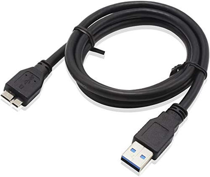 ITD ITANDA Micro USB 3.0 Cable, 10ft External Hard Drive Cable USB A to Micro B Compatible with Samsung Galaxy S5, Note 3, Note Pro 12.2, WD Western Digital, Toshiba, Seagate Hard Drives - size: 10 FT - USB A to Micro B
