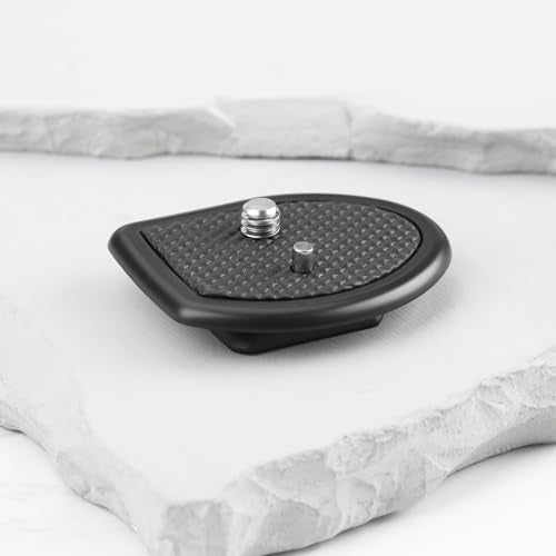 SING F LTD Tripod Quick Release Plate with 1/4" Mounting Screw 27x27mm Compatible with Amazon Basics Lightweight 50-Inch Tripod
