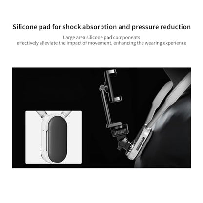 Quick Release Neck Cell Phone Holder for Smartphone and Action Cameras – Hands-Free POV/Vlog Neck Holder Compatible with iPhone Android GoPro DJI Insta360 Devices