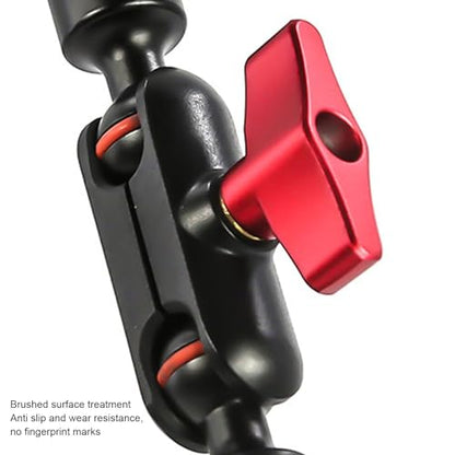 Yunseity 31Inch / 22inch Adjustable Articulating Friction Magic Arm, 360° Camera Clamp Mount with 1/4 Inch 3/ Thread, Super Desk Clamp Camera Mount Magic Arm for LED Lights