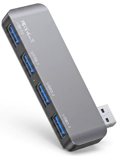 USB 3.0 Hub | Premium USB Hub for Laptops Cable-Free Plug-and-Play Design, Seamlessly Integrated with Your Device Wide Compatibility with Laptops, Desktops and Most USB-Enabled Devices - style: Left USB 3.0 Hub
