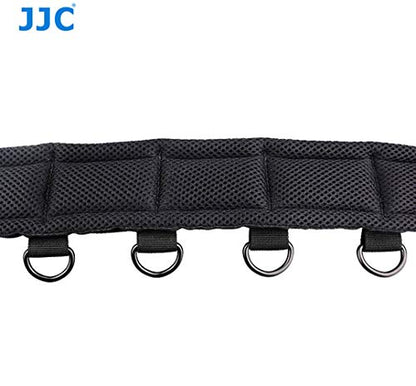 JJC GB-1 Adjustable Photography Utility Belt, Wrist Waistband, Accessory, Speed Belt for Carrying Gear Bag Case, Lens Pouch, Flash Accessories, D-Rings, Breathable 3D Mesh