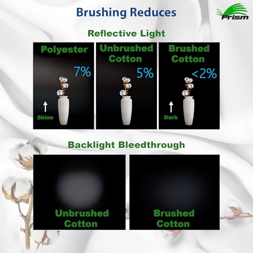 Prism 100% Cotton Extra Thick Professional Video Blue Screen Backdrop 9x11 ft, Brushed for Low Light Reflectance and Bleed Through, Sustainable Organic Cotton Muslin with No Microplastic Shedding - color: Blue 9x11ft