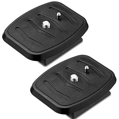 Weewooday 2 Pieces 43mm Tripod Mounting Plate Tripod Quick Release Plate Camera Mounting Adapter Parts Replacement for Photography Equipment Camera Mount