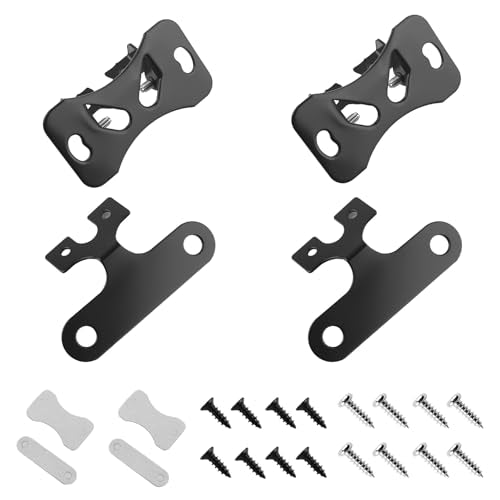 4 Sets Car Backup Camera Mount Kit with Screws,90° Adjustable Rear Camera Mount for 13mm Screw Mounting Holes,2 Types Rear Dash Cam Mounts Fit for Reverse Cameras/Rearview Cameras