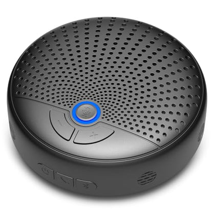 CM900 Conference Speaker and Microphone, 4 AI Mics 360° 20ft (7m) Voice Pickup, Noise Reduction, USB C & Bluetooth 5.3 (20m & 66ft) Speakerphone for 16 People, Compatible with Leading Platforms - color: Blue