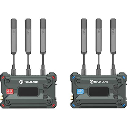 Hollyland Pyro S 4K HDMI SDI Wireless Video Transmission System, 1300 ft Range, 50ms Latency (Bundle)