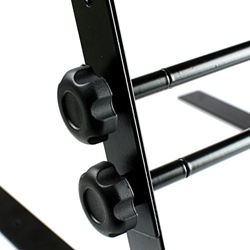 RockJam Portable DJ Laptop Stand with Adjustable Height, Anti-Slip Design, Works for Laptops, Controllers & CD Players (Pack of 5) - size: Desktop (Pack of 5)