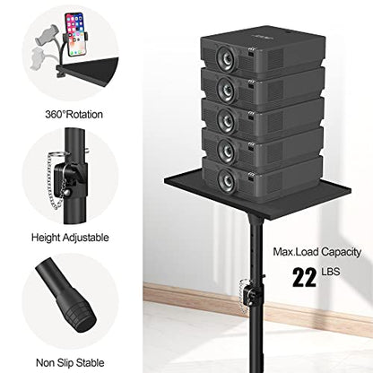 Facilife Projector Stand - Adjustable Height 22 to 63 Inches, Tripod for Laptop & Projector, Outdoor Movies - size: 22-63 Inches