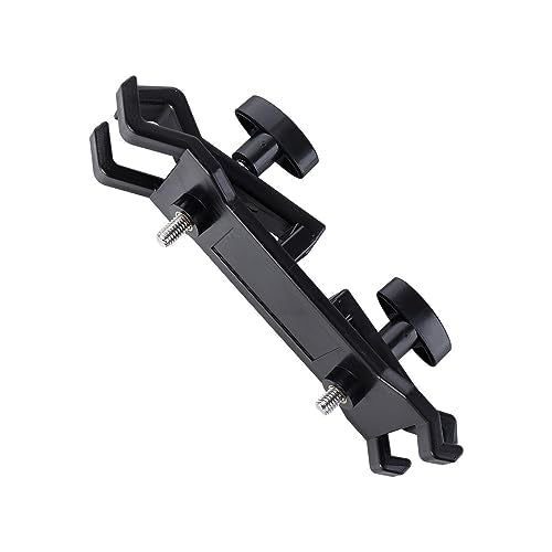 Leadigol Camera Tripod Umbrella Clip Holder Clamp Bracket, Plastic Umbrella Holder Clip for Photography Accessory Photo Studio Tripod Outdoor Umbrella DSLR Camera Fixation Clamp