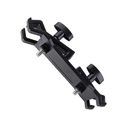 Leadigol Camera Tripod Umbrella Clip Holder Clamp Bracket, Plastic Umbrella Holder Clip for Photography Accessory Photo Studio Tripod Outdoor Umbrella DSLR Camera Fixation Clamp