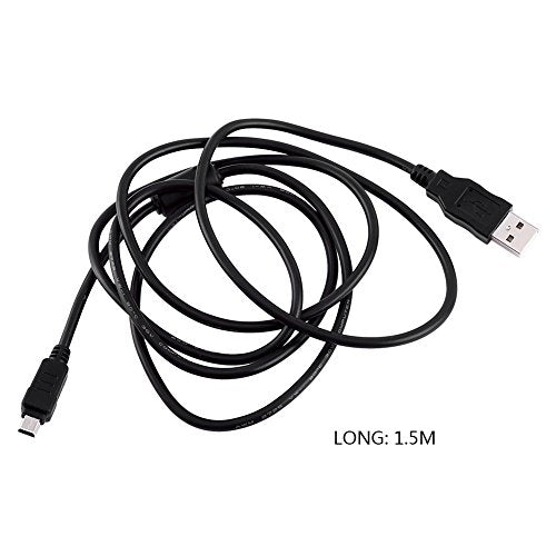 Cuifati High Speed 12 Pin USB Data Cable for Digital Camera, Transfer & Charge Function, 1.5m Length, Anti Interference Shielding