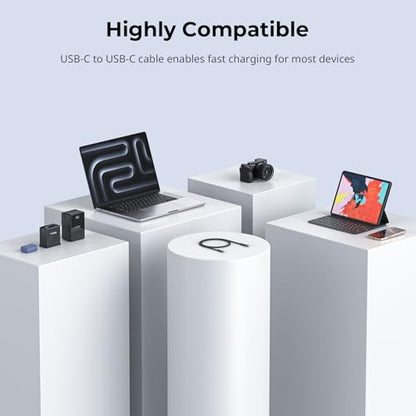 SMALLRIG 240W USB C to USB C Cable (3.28ft), PD 3.1 240W Fast Charging Cable with LED Dislpaly V Mount Battery, for Anker Charger, for iPhone 17, for Samsung S23, for MacBook Pro - style: With Display