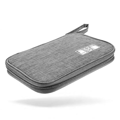 Yamrots Travel Cable Organizer, Electronic Organizer Travel Case, Portable Storage Bag for SD Card, Charger, Power Bank, Earphone (Grey)